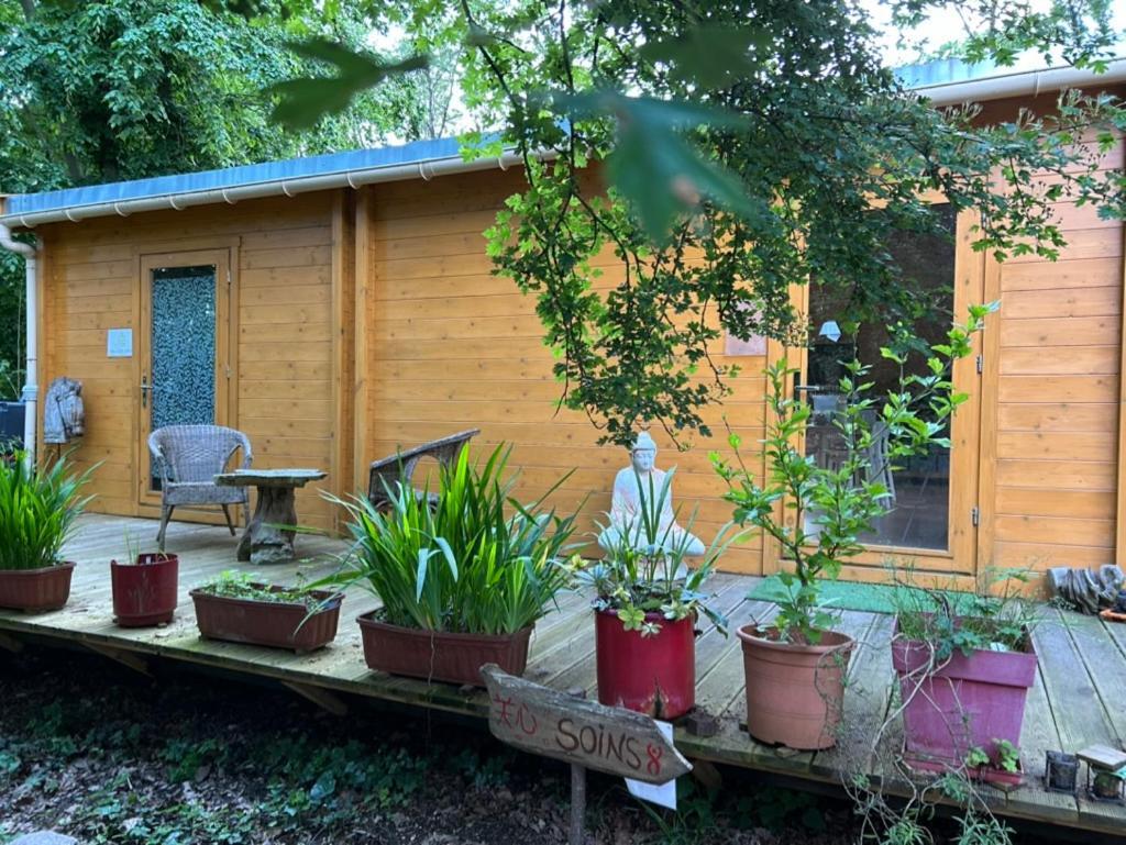 Gites Du Bois Des Perruches Saint-Vincent-des-Bois Exterior foto